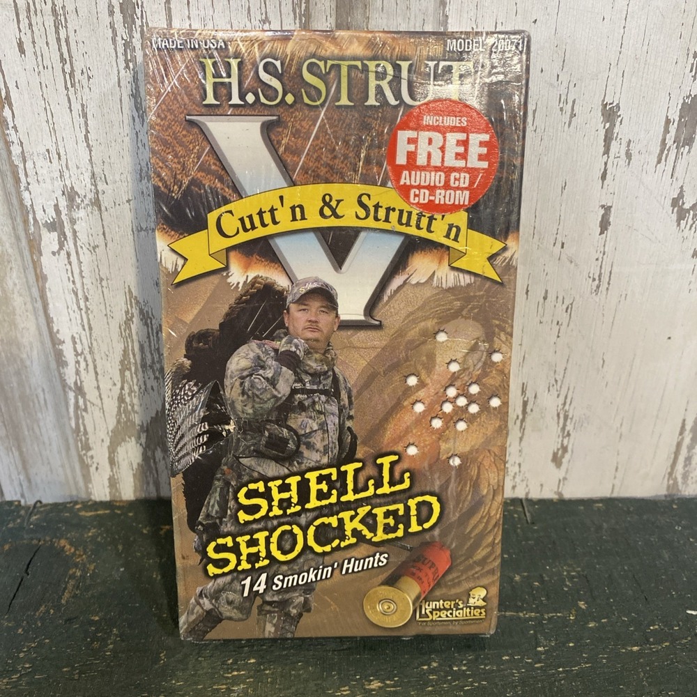 Cutt'n & Strutt'n Turkey Hunting HS Strut Shell Shocked DVD 14 Hunts 120 min NEW